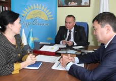 Департамент басшысы Ордабасы ауданының тұрғындарын қабылдады