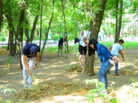 Мемлекеттік қызметкерлер тазалық жұмыстарына атсалысты