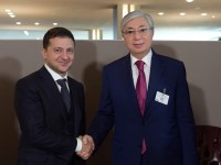 Мемлекет басшысы Украина президенті Зеленскиймен кездесті