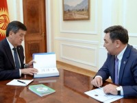 Қырғыз Президенті Дархан Қыдырәлімен кездесті