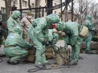 Әл-Фараби алаңы мен Арбат дезинфекцияланды