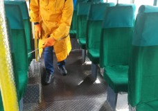 Шымкентте қоғамдық көліктер күніне ек рет дезинфекциялануда