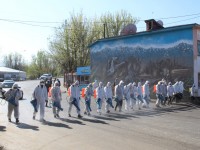 Көшелер дезинфекциялануда