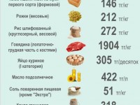 Установлены предельные цены на продукты питания в Шымкенте