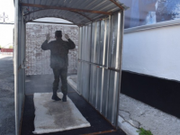 Установлен дезинфекционный коридор в пожарных подразделениях Шымкента