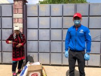 Шымкентте көмекке мұқтаж 400 отбасыға азық-түлік таратылды