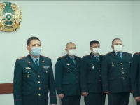 Полицейские Шымкента получили награды в преддверии 75-летия Победы