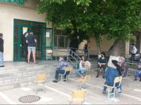 В отделениях банков Шымкента строго соблюдаются меры предосторожности