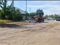 Шаһардағы екі маңызды көшенің жолдары жөнделіп жатыр