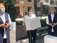 Шымкентским медицинским работникам был представлен очиститель воздуха