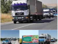 Түркістан облысының шаруалары елордаға өнімдерін жөнелтті