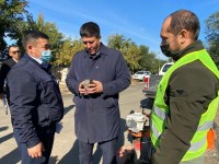 Түркістанда рекордтар кітабына енетін жаңа әуежайдың жолын тексерді