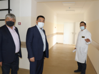 Түлкібас: Аудандық аурухананың неврология және гинекология бөлімдері күрделі жөндеуден өтті