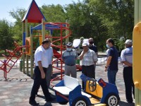 «Street Workout» және балалар ойын алаңы ашылды