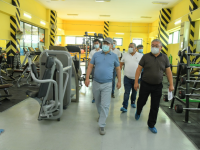Қала әкімі орталық су спорт кешеніне барды
