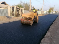 Жетісай ауданы бойынша 105 көшеге асфальт төселеді