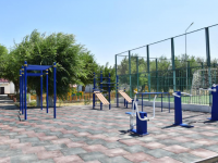 Жартытөбе ауылында «Street workout» және балалар ойын алаңы ашылды