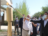 Төлеби ауданының Ханарық ауылы табиғи газға қосылды