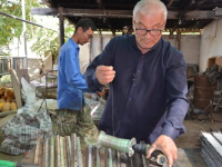 Жетісайлық азамат тұрмыстық қалдықтан комбайн бөлшектерін шығарады