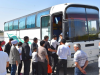 Түркістаннан 30 адам Павлодарға жолға шықты