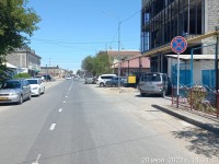 Түркістанда жол белгілері жаңартылуда