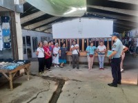 Базардағы қылмыстың алдын алу үшін...