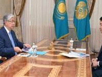 Мемлекет басшысы Түркістан облысың әкімі Дархан Сатыбладыны қабылдады