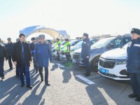 Түркістан полициясына су жаңа 252 көлік табыс етілді