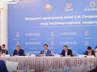 Шымкенттің әкімі кәсіпкерлермен кездесті
