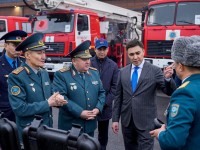 Шымкентте заманауи өрт сөндіру депосы пайдалануға берілді