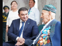 Әкім 101 жастағы соғыс майдангерін құттықтады